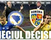 LIVE Bosnia – România în preliminariile CM 2026. Surprize uriaşe în primul 11 al lui Mircea Lucescu