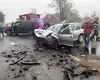 Carambol cu trei mașini în Suceava. Accidentul s-a soldat cu șase victime, printre care trei minori