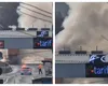 TIR în flăcări pe Autostrada Soarelui. Traficul este blocat