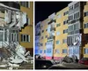 Explozie puternică într-un bloc din județul Bihor. O femeie a fost proiectată în afara apartamentului