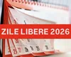 Zile libere 2026. Când revin elevii la școală. Calendarul sărbătorilor legale și minivacanțelor pentru angajații din România
