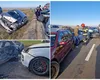 Carambol cu 7 mașini în județul Covasna. 17 victime, printre care și minori. Operațiune amplă de salvare la fața locului