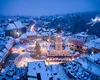 Orașul din România în care turiștii se vor putea bucura de un peisaj autentic de iarnă de Crăciun. Ninsori și în București în decembrie