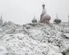 VIDEO Moscova este îngropată în zăpadă. Nămeți uriași, ger, drumuri închise și zboruri anulate VIDEO
