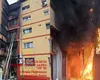 Cazul Rahova dă fiori. Incendiu violent la un bloc, locatorii au sunat speriaţi la 112