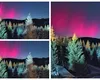 Aurora boreală, vizibilă din România. Imagini cu spectacolul de pe cer – video