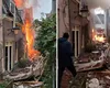 VIDEO Explozie puternică urmată de incendiu în centrul orașului: „Pământul s-a cutremurat”. Autoritățile caută supraviețuitori sub  dărâmături