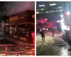 Incendiu în apropiere de stația de metrou Pipera. A ars o cunoscută patiserie