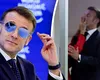 Val de ironii la adresa lui Emmanuel Macron după ce a apărut cu ochelari de soare la Davos: „Brigitte i-a dat un pumn în ochi”