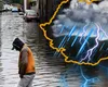Alertă meteo COD PORTOCALIU de inundații. Județele lovite de fenomene meteo periculoase până mâine, la ora 12
