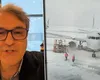 Lucian Mîndruță, blocat pe aeroportul din Otopeni din cauza zăpezii. Zborul spre SUA, întârziat din cauza condițiilor meteo