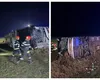 Accident grav în Galați. Un autocar cu zeci de pasageri s-a răsturnat, iar o persoană a fost strivită. A fost activat PLANUL ROȘU de intervenție