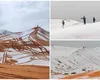 Dunele de nisip din Algeria au fost acoperite de zăpadă. Este a șaptea oară în patru decenii când ninge în această regiune