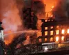 Incendiu devastator la Gara Centrală din Glasgow. O clădire s-a prăbuşit – VIDEO