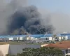 Incendiu puternic la o fabrică de piese auto. Cel puțin 50 de răniți / Mobilizare uriașă de forțe pentru a stinge flăcările uriașe