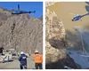 Lucrări spectaculoase la barajul Vidraru, a fost mobilizat inclusiv un elicopter. Când se va umple din nou lacul