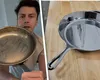 Cum cureți corect o tigaie de inox. Metoda ingenioasă dezvăluită de un influencer celebru