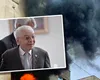 Explozie puternică urmată de incendiu într-un bloc din Capitală. Nicolae Văcăroiu locuiește în acel imobil: „Ne-au scos de pe balcoane cu nacela”