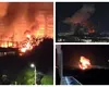Incendiu violent la CET Vest din București