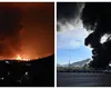Război în Ucraina. Imens incendiu la o rafinărie rusă pe coasta Mării Negre după un atac cu drone