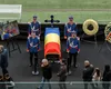 Funeraliile lui Mircea Lucescu. Fostul mare antrenor este înmormântat vineri la Cimitirul Bellu din București cu onoruri militare. Peste 15.000 de persoane și-au luat adio și au adus zeci de coroane de flori