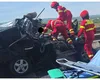 Trafic blocat pe autostrada A 1 după un accident în care au fost implicate un camion şi un autoturism