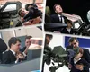 Micuțul Antim, fascinat de exponatele de la BSDA 2026. Președintele Nicușor Dan i-a rămas dator cu o sumedenie de răspunsuri la întrebări: „Orice are patru, șase sau opt roți e potrivit pentru vârsta lui”