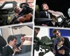 Micuțul Antim, fascinat de exponatele de la BSDA 2026. Președintele Nicușor Dan i-a rămas dator cu o sumedenie de răspunsuri la întrebări: „Orice are patru, șase sau opt roți e potrivit pentru vârsta lui”