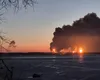 Un atac cu drone ucrainene a provocat un incendiu la terminalul petrolier din Novorossiisk