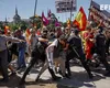 Miting masiv la Madrid împotriva Guvernului. Coliziune între poliţie şi protestatari VIDEO