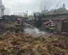 Incendiu în comuna Prăjeni din Botoşani. Risc de explozie, flăcările puteau ajunge la un centru de butelii VIDEO