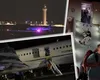 Incident șocant pe aeroport! Bărbat mort după ce a fost lovit de avion pe pistă. Pasagerii, evacuați de urgență pe tobogane gonflabile