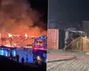 Incendiu în Mamaia, la un bar aflat pe plajă. Pompierii au intervenit de urgență