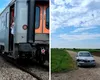 Accident feroviar în Leordeni: Autoturism acroșat de un tren cu 50 de pasageri la bord
