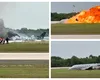 Imagini şocante, avion prăbuşit pe pistă. la bord trebuia să se afle şi un mare sportiv VIDEO