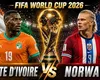 LIVE Antena 1 Coasta de Fildeș – Norvegia la Cupa Mondială 2026. Erling Haaland, gata de spectacol!