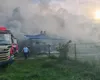 Incendiu la o fermă din Suceava. Au intervenit 11 autospeciale de pompieri pentru stingerea flăcărilor