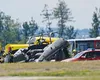 Elicopter militar, prăbușit în timpul unui incident la o bază aeriană. Un militar și-a pierdut viața