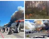 Pârjol în Spania, infern în Franţa. Incendiile fac prăpăd în vestul Europei VIDEO