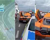 Trei depășiri neregulamentare l-au lăsat pe un șofer de Lamborghini fără permis. Amenda uriașă pe care trebuie să o plătească