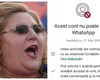 Șoșoacă tună și fulgeră după ce a primit interzis pe WhatsApp. ”Toate conturile oficiale ale S.O.S. România au fost închise! Este acțiune de servicii secrete!”