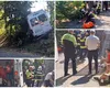 Accident grav în Argeș, a fost activat Planul Roșu de Intervenție. Un microbuz plin cu copii a intrat într-un copac: 10 răniți și un mort