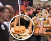 Un român a devorat un burger de 2 kilograme în doar 9 minute. A reușit imposibilul și a pus mâna pe premiul de 400 de euro: „N-am mai mâncat de ieri”