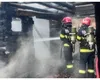 Incendiu puternic în Bran. O casă s-a făcut scrum, iar o femeie de 71 de ani a ajuns la spital