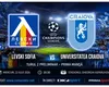 LIVE Levski Sofia – Universitatea Craiova ONLINE VIDEO în Champions League. Oltenii invadează Bulgaria, unde vezi meciul în direct la TV