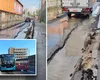 Drum surpat în zona Piața Obor. O stradă întreagă, care arată ca după război, se închide pentru reparații