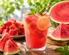 Limonadă cu pepene roșu. Băutura răcoritoare pentru zilele caniculare