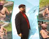 VIDEO Imagini inedite cu Piedone la bustul gol! S-a filmat în piscină cu o „ieftineală” de 14 euro: „Este rețeta mea proprie de gin”
