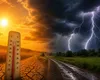 Prognoza meteo. Caniculă, furtuni violente şi grindină. Maxime de 34 de grade Celsius