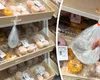 De ce se pun pungi cu apă în zona de patiserie din supermarketuri. Explicația inedită la care sigur nu te așteptai